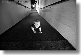 america, babies, black and white, boys, chicago, crawl, halls, hellers, horizontal, illinois, jacks, north america, people, united states, photograph