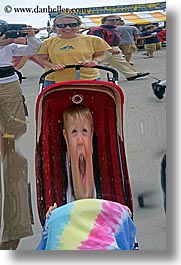 america, babies, boys, chicago, fun, hellers, humor, illinois, jacks, mirrors, mothers, north america, people, reflections, stroller, united states, vertical, photograph