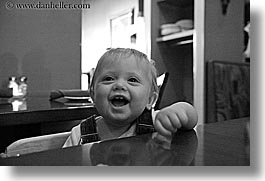 america, babies, black and white, boys, chicago, hellers, horizontal, illinois, jacks, north america, people, restaurants, united states, photograph