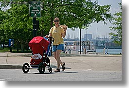 america, chicago, hellers, horizontal, illinois, jills, mothers, navy, north america, people, piers, stroller, united states, womens, photograph