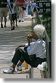 america, chicago, eating, homeless, illinois, men, north america, people, pizza, united states, vertical, photograph