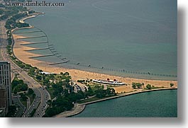 aerials, america, avenue, beaches, chicago, harbor, horizontal, illinois, montrose, north, north america, united states, water, water front, photograph