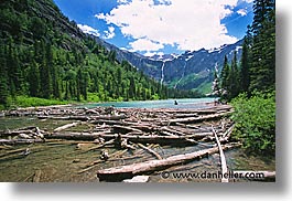 america, avalanche, avalanche trail, glaciers, horizontal, lakes, montana, national parks, north america, united states, western united states, western usa, photograph