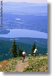 america, backroads, bicycles, big, glaciers, montana, mountains, national parks, north america, united states, vertical, western united states, western usa, photograph