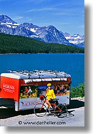 america, backroads, bridge, glaciers, jills, montana, national parks, north america, united states, vans, vertical, western united states, western usa, photograph