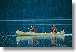 america, canoes, glaciers, horizontal, lakes, montana, national parks, north america, united states, western united states, western usa, photograph