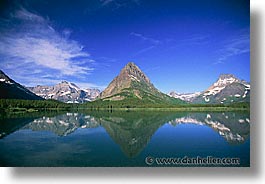 america, glaciers, horizontal, lakes, montana, national parks, north america, swiftcurrent, united states, western united states, western usa, photograph