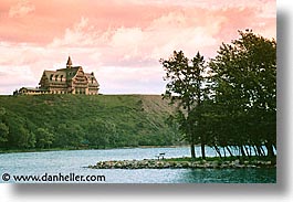 america, glaciers, horizontal, hotels, montana, national parks, north america, prince, united states, wales, waterton, western united states, western usa, photograph