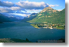 america, glaciers, horizontal, lakes, montana, national parks, north america, united states, waterton, western united states, western usa, photograph