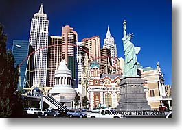 america, casino, horizontal, hotels, las vegas, nevada, new york, north america, the strip, united states, western usa, photograph
