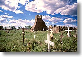 america, cemeteries, desert southwest, horizontal, indian country, new mexico, north america, pueblos, southwest, united states, western usa, photograph