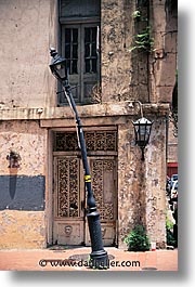 america, curvy, lampposts, new orleans, north america, united states, vertical, photograph