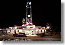 america, amusement park, cedar, cedar point, fun, games, horizontal, long exposure, north america, ohio, point, sandusky, united states, photograph