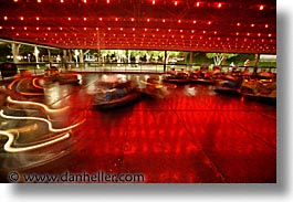 america, amusement park, bumper, cars, cedar point, fun, games, horizontal, north america, ohio, rides, sandusky, slow exposure, united states, photograph