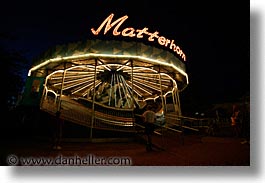 america, amusement park, cedar point, fun, games, horizontal, matterhorn, north america, ohio, rides, sandusky, slow exposure, united states, photograph