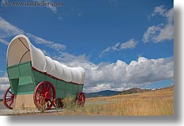 america, baker city, giants, horizontal, north america, oregon, stage coach, transportation, united states, photograph