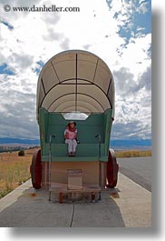 america, baker city, giants, jack and jill, north america, oregon, stage coach, transportation, united states, vertical, photograph