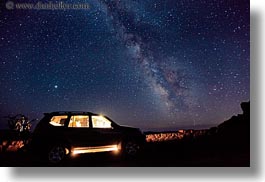 america, cars, crater lake, galaxy, horizontal, interiors, lights, long exposure, milky, milky way, nite, north america, oregon, stars, united states, way, photograph