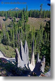 america, crater lake, north america, oregon, pinnacles, united states, vertical, photograph