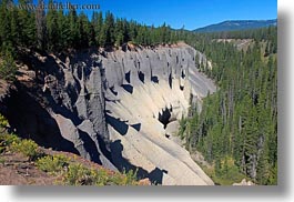america, crater lake, horizontal, north america, oregon, pinnacles, united states, photograph