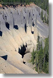 america, crater lake, north america, oregon, pinnacles, united states, vertical, photograph