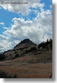 america, buttes, clouds, landscapes, north america, oregon, scenics, united states, vertical, photograph