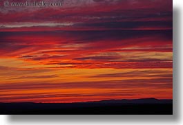 america, clouds, horizontal, landscapes, north america, oregon, scenics, sunsets, united states, photograph