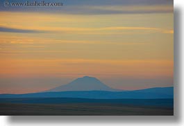 america, horizontal, mt hood, north america, oregon, scenics, silhouettes, sunsets, united states, photograph