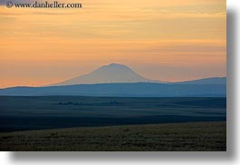 america, horizontal, mt hood, north america, oregon, scenics, silhouettes, sunsets, united states, photograph