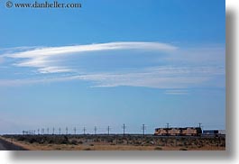 america, clouds, horizontal, north america, oregon, scenics, telephone wires, telephones, trains, united states, weather, wires, photograph