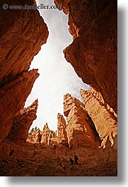 america, bryce canyon, canyons, looking, north america, united states, utah, vertical, western usa, photograph