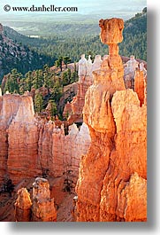 america, balancing, bryce canyon, north america, rocks, towers, united states, utah, vertical, western usa, photograph