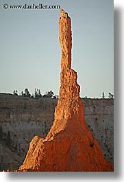 america, bryce canyon, north america, pointed, towers, united states, utah, vertical, western usa, photograph