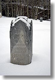 america, frank, glenwood cemetery, graves, gravestones, ida, james, north america, park city, snow, trees, united states, utah, vertical, western usa, photograph