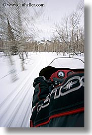 america, motion blur, north america, park city, riders, snow, snow mobile, snow mobiling, united states, utah, vertical, western usa, photograph