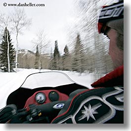 america, motion blur, north america, park city, riders, snow, snow mobile, snow mobiling, square format, united states, utah, western usa, photograph