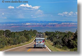 america, backroads, escalante, horizontal, landscapes, north america, trailer, united states, utah, western usa, zion, photograph