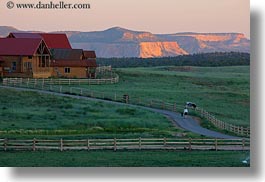 america, horizontal, houses, landscapes, north america, people, united states, utah, walking, western usa, zion, photograph