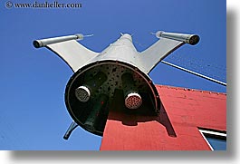 america, arts, buildings, fremont, horizontal, north america, pacific northwest, red, rocket, sculptures, seattle, united states, washington, western usa, photograph