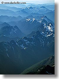 aerials, america, mountains, nature, north america, pacific northwest, perspective, seattle, snowcaps, tops, united states, vertical, washington, western usa, photograph