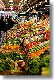 america, north america, pacific northwest, pike place, seattle, stands, united states, vegetables, vertical, washington, western usa, photograph