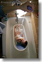 apr, babies, bath, boys, infant, jacks, vertical, photograph