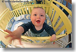 apr, babies, boys, crib, fisheye lens, horizontal, infant, jacks, reach, photograph