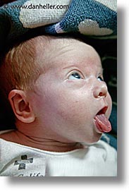 babies, baby face, boys, infant, jacks, tongues, vertical, photograph