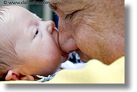 babies, boys, fathers, horizontal, infant, jacks, nose, suck, photograph