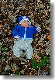 babies, boys, dec, infant, jacks, leaves, vertical, photograph