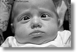 babies, black and white, boys, crosses, eyes, faces, horizontal, infant, jacks, photograph