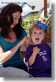 fifth birthday party, jacks, purple, shirts, vertical, photograph