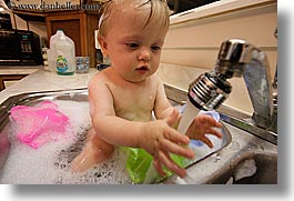 babies, bath, boys, horizontal, indy june, infant, jacks, sink, sink bath, photograph