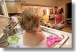 babies, bath, boys, horizontal, indy june, infant, jacks, sink, sink bath, photograph